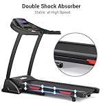 THERUN Incline Treadmill for Running and Walking, 300 lbs Weight Capacity Folding Treadmill with 0-15% Auto Incline, Wide Belt, 3.5HP, App, Heart Rate - Image 3