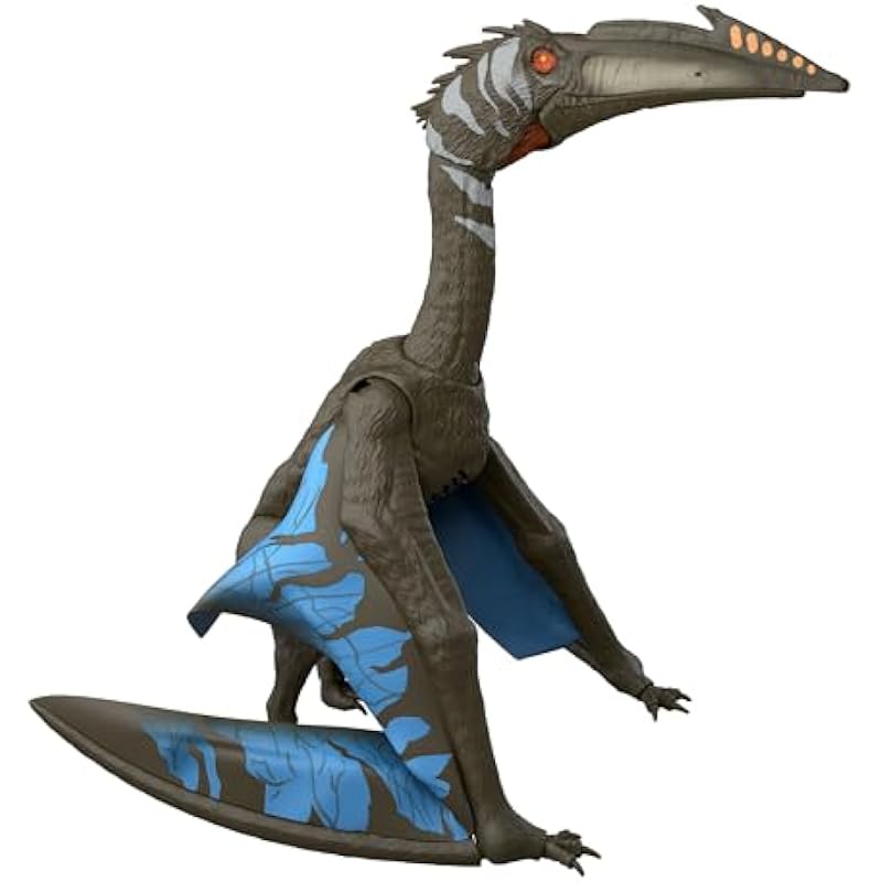 Mattel Jurassic World Battle Action! Barking Quetzalcoatulus Children 's Figure Dinosaur Toy Moving May Total 길이 : 약. 4 세 Black JCG27에서 63.5cm