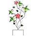 Juegoal 28 Inch Hummingbirds Garden Stake Decor, Colorful Look & Personalities Flowers Metal Wall Art Spring Decoration, Yard Outdoor Lawn Pathway Patio Ornaments