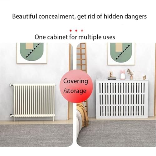 Cache-radiateur gain de place avec tablette supérieure, montage facile