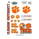 NCAA Clemson Tigers Full Page Vinyl Sticker