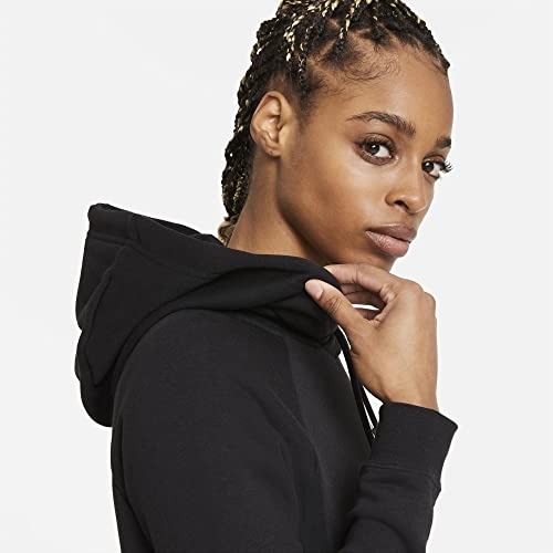 Nike Womens Nsw Sportswear Rally Hoodie (Black/White, Small) #TOP3