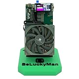 Bitcoins Miner Solo Lottery Miner 4.8TH/s SHA-256 Crypto Miner NerdQaxe++ 4 Pieces BM1370 Asic Chip 2.4G WiFi Home Use Machine (Green)