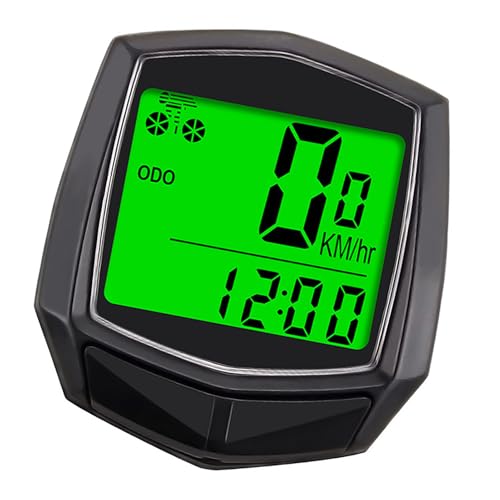 Compteur de Vitesse et Odomètre pour Vélo, Ordinateur de Cycle, Affichage du Temps et de la Distance, Filaire, Haute Précision, Anglais