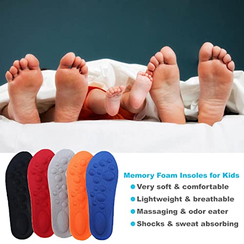 3 pack plantillas de espuma viscoelástica para niños miniatura 4