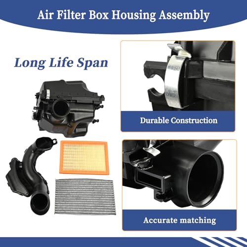 Getfarway 16554-3RC2B 16546-30P00,Air Cleaner Box Housing w/Air Inlet Duct & Cabin Air Filter Replacement Fit for Nissan Sentra 1.6L 1.8L 2013-2019 Replace 16500-3RC2A 27277-3DF0A by Getfarway - Image 7