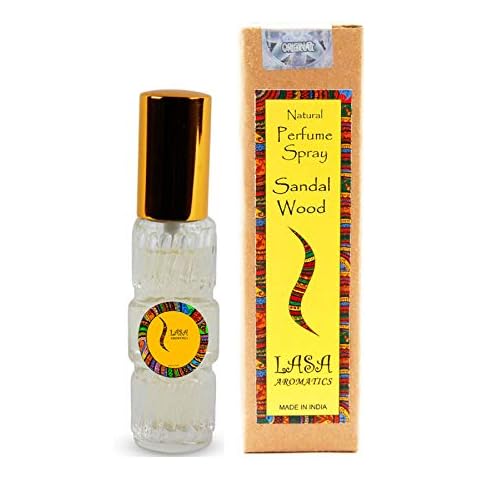 Lasa Aromatics Natural Perfume Spray Sandal Wood Herbal Body Atomizer Made Cover