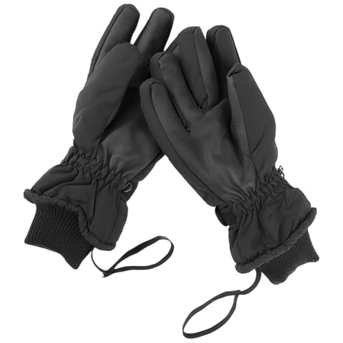 CXQRR Men\'s Women\'s Winter Ski Gloves - Waterproof Anti-Slip with Fleece Lined Gloves Mittens for Skiing Driving Cycling Snowboard