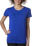 Damen-T-Shirt von Gildan, aus schwerer Baumwolle, damen, 5000L, königsblau, Large