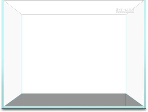 Miniatura 3 de Acuario sin borde de 9.5 galones, tanque de peces pequeño de vidrio ultra transparente de hierro bajo para Betta, 15.7 pulgadas de largo x 11.8