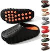 Sandalias tipo clog de acupresión para hombre, cómodas y suaves con plantilla de masaje, ligeras para interiores y exteriores 2