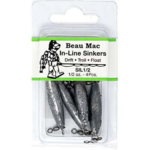 Beau Mac SIL1/2 in-Line Sinkers - 1/2oz Cover