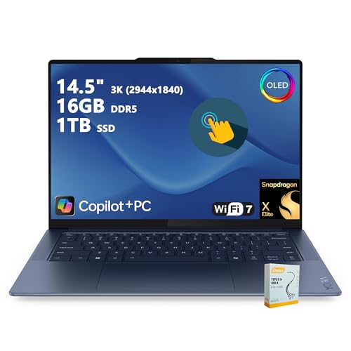 Lenovo Yoga Slim 7X Copilot+AI PC Laptop | 14,5 pollici 3K 90Hz...