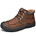 Produktbild KNSJHMEN Bottes de Neige Pour Hommes - Chaussures de randonnée extérieures antidérapantes Pour Hommes, Bottines rembourrées et chaudes, brun foncé, 44