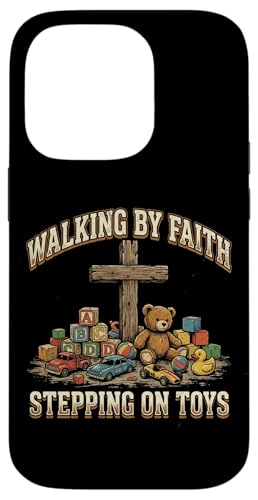Walking By Faith Stepping On Toys �N���X�`���� �}�} �X�}�z�P�[�X iPhone 14 Pro �p