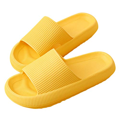 Pillow Slides Slippers for Womens Mens Non-slip Bathroom Sandals Quick-drying Thickened Home Indoor Outdoor Slipper