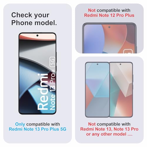 Image of TPU hydrogel Edge to Edge Screen Protector Guard For Redmi Note 13 Pro Plus (6.73 Inch) With Installation Kit | Fingerprint Compatible | Edge to Edge Coverage