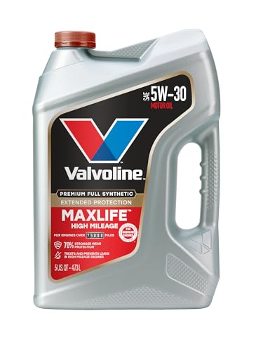 Valvoline MaxLife Extended Protection High Mileage 5W-30 Full Synthetic Motor Oil 5 Quart