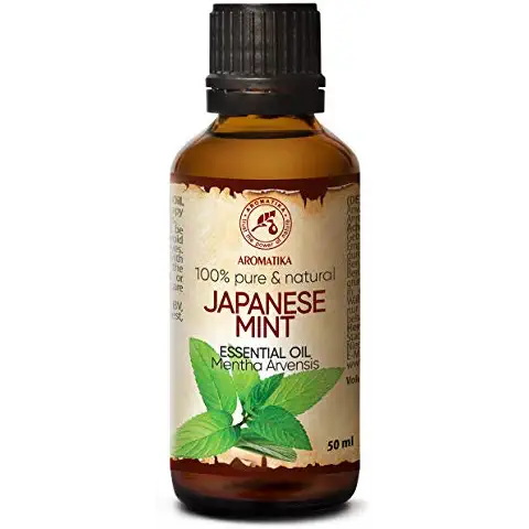 Aceite de Menta Japonesa 50ml - Mentha Arvensis para Dormir Bien - Cuidado Corporal Cover