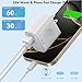 for Apple Watch Charger,Wireless Magnetic for Apple Watch Charging,2Pack 23W Dual Port(USB-C+USB-A)Fast Wall Charging Block Travel Plug iWatch Charger for iWatch 11/Ultra/SE/10/9/8/7/6,iPhone 17/16/15