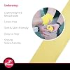 Cramer Tape Underwrap, Single Roll, Brite Yellow, Non-Latex Pre Wrap to Protect Skin from Irritation and Discomfort Caused by Athletic Tape, Tearable Sports Wrap, Non-Adhesive, 2.75 x 21 Yards