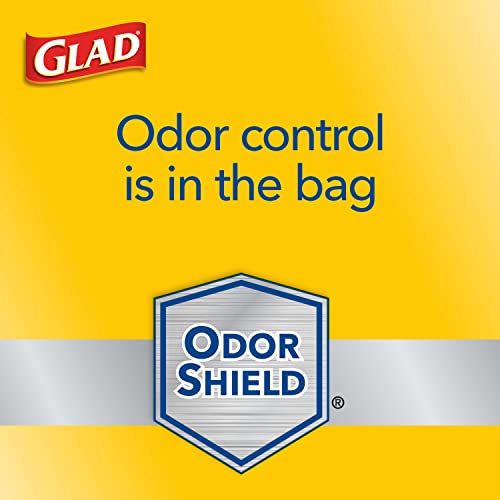 Glad ForceFlex Protection Series Tall Kitchen Trash Bags, 13 Gal, Unscented OdorShield, 90 Ct (Package May Vary) by Glad - Image 4