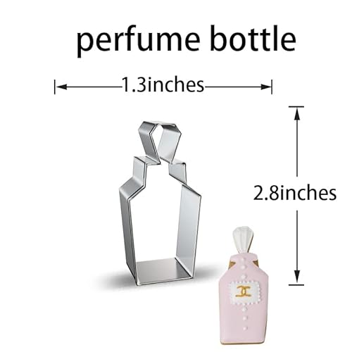 Makeup Dress Up Cookie Cutter Shape 5 Pieces Set - High Heels, Lipstick Shape, Perfume, Dress, Heart Shape Suitable For Girls Ladies Princess Fashion Valentine's Day Wedding Wedding Dress #TOP3