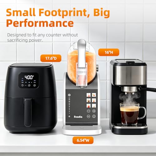 Max 95oz Slushie Machine with 6 Smart Presets, No Ice Needed Frozen Drink Maker for Home, Quick 30-Min Freeze for Slush, Margaritas, Smoothies, Ice Cream & More, Large Capacity Party Slushy Maker by fendia - Image 7