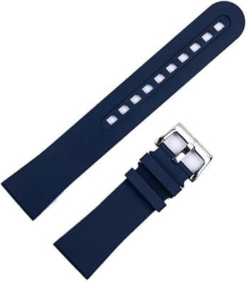 Fluororubber Watch Strap For Blancpain 50 Fathoms 5015 5200 Mens Watchband
