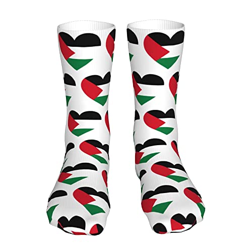 Love Palestine Flag Performance Running Socks