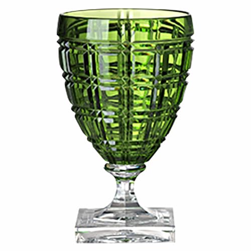 Set de 6 vasos para agua Mario Luca Giusti Winston verdes