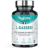 Probióticos Adelgazamiento Lactobacillus Gasseri - 50 Mil Millones de UFC (2 g/d) - Células Gastrorresistentes - 30 Días 60 Geles - Fabricado en Francia por Apyforme