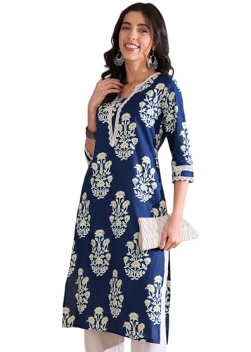 Image of Women's Rayon Blend Straight Printed Kurta
