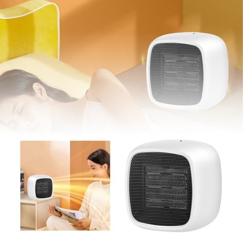 Generic Home Heater High Power, Steckdosenheizung HeizlufterlüFter Wand HeizlüFter Bad IP24 Schutzklasse, auch geeignet für Garagen, Wohnwagen, Geräte- & Gartenhaus, 500 Watt-2