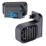 For Switch 2ドック用 冷却ファン Switch2対応 冷却ファン スイッチ2用クーラー 冷感 扇風機 2風速調節 USB A ポート搭載 拡張ポート 夏用 排熱放熱対策 [並行輸入品]