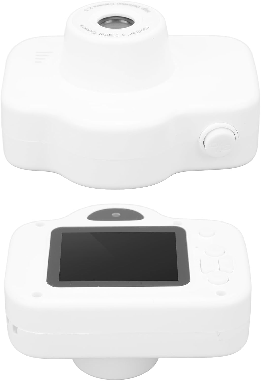 Yinhing 2000W HD Digital Camera Rechargeable Kids Selfie Camcorder with 2 0 Inch Screen Fun Special Effects Video Recording Toddlers (White)