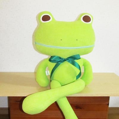 Amazon.co.jp: ぬいぐるみ口がファスナーの「ビックカエル」 8a025