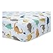 Funhouse 4 Piece Toddler Bedding Set - Includes Quilted Comforter, Fitted Sheet, Top Sheet, and Pillow Case - Dinosaur Roar Design for Boys Bed