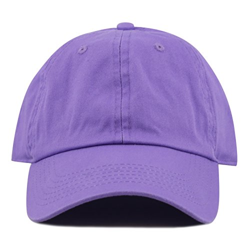 Image of Cotton Baseball Cap Dad Hat - Washed Low Profile Adjustable Hat for Men Women Casual Outdoor Running Golf