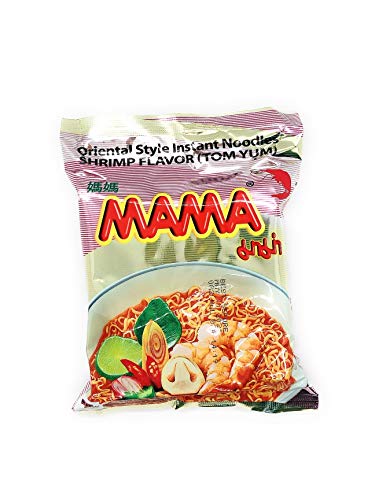 Mama Shrimp Tom Yum Instant Noodles มาม่าต้มยำกุ้ง -30 packs x 60 g.