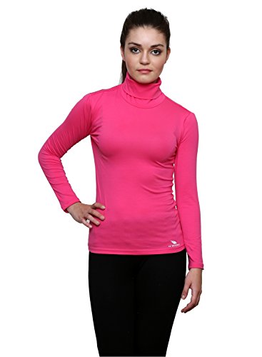 Image of LE BOURGEOIS Women Slim Fit Casual Full Sleeve Highneck /Turtle-Neck Cotton Top