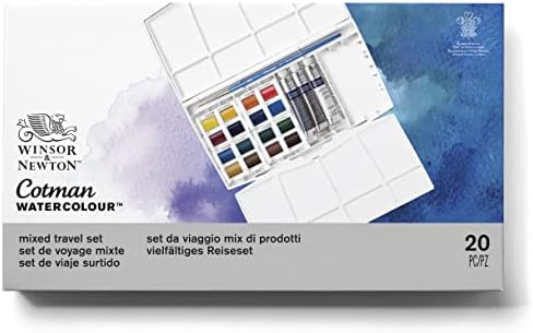 Winsor & Newton Cotman 390060 Farby Wodne, Wielokolorowy, 16 Kolorów
