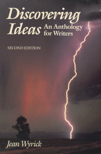 Discovering Ideas: An Anthology for Writers 003001512X Book Cover