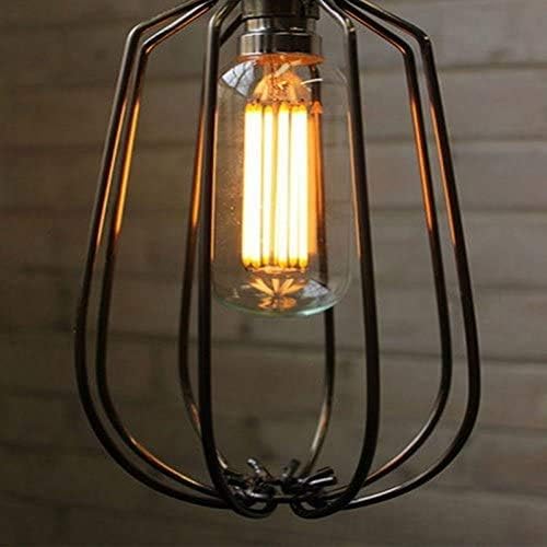 HUAMu T45 LED Edison Bulb 6W Warm White 2700K 60W Incandencent Replacement Screw E27 Vintage LED Decorative Light Bulb T45 Clear Tubular Filament Bulb (6-Pack - Image 5