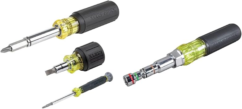 أدوات Klein Screwdriver و Nut Driver Tool Kit مع Magnetic 11 in 1 و Multi-Bit Stubby و Electronics Screwdriver