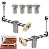 Perfektes Geschenk: Es ist ein perfektes Werkzeug, um die Werkbank zu helfen, perfektes Geschenk für Ihren Vater und Bruder, Paketinhalt: 2 Stück Werkbank Schraubstock + 4 Stück 20mm Bench Dogs + 2 Stück Messing Stopfen.