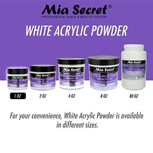 Mia Secret White Acrylic Powder (1Oz) #TOP2