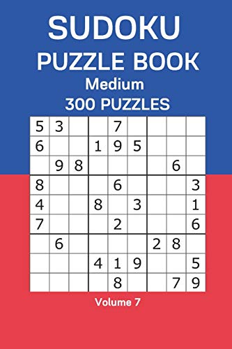 Sudoku Puzzle Book Medium: 300 Puzzles Volume 7 B08DC63TKY Book Cover