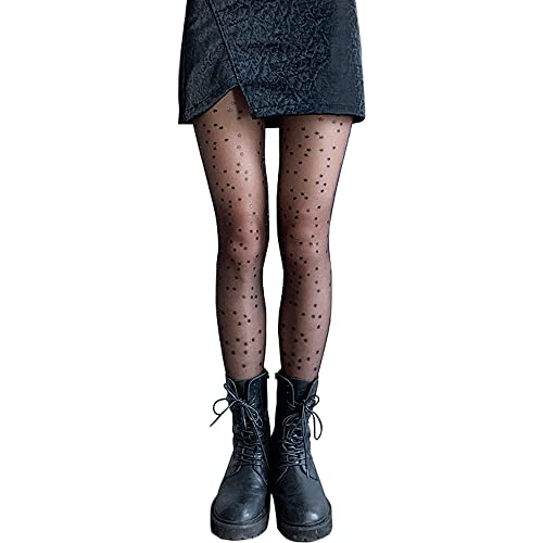 Image of Cute Patterned Pantyhose Tights for Women Valentine's Day