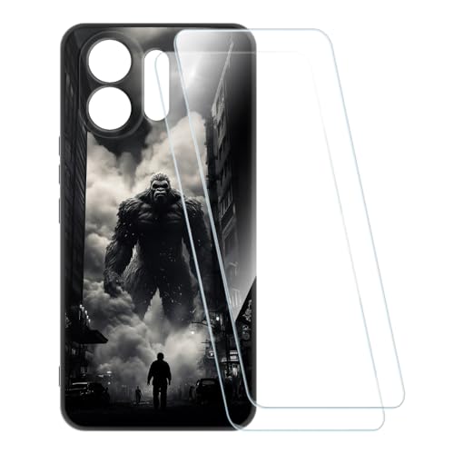 ESACMOT �v�����g�P�[�X + 2�������K���X�t�B���� OPPO K13 Turbo Pro 5G �Ƃ̌݊�������, �Ռ��z���\�t�g�J�o�[ HD�N���A (�����X�^�[)